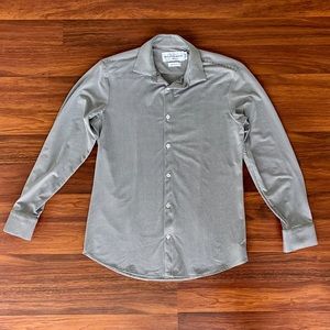 Med Mizzen+Main Spinnaker Gray Mini Dress Shirt